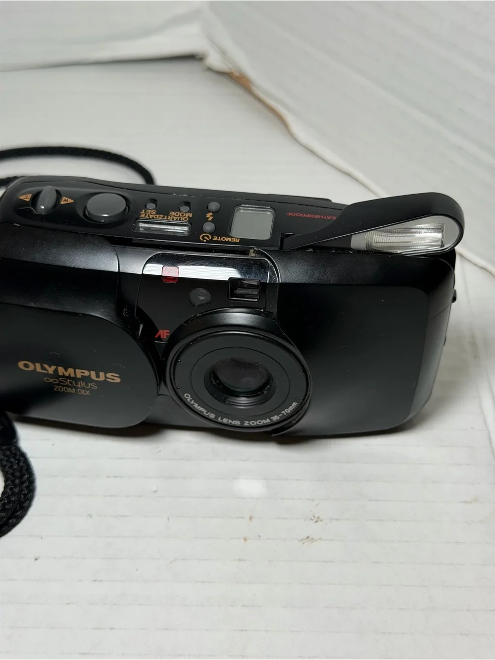 Olympus Infinity Stylus Zoom DLX 35MM Film Camera 35-70mm Zoom W/ Case REPAIR